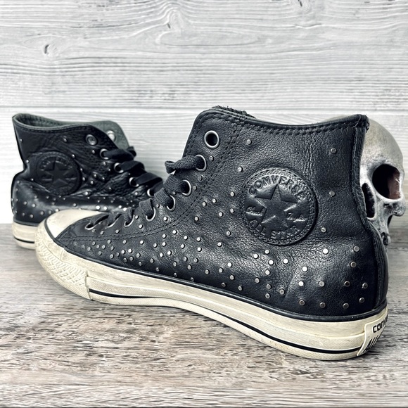 John Varvatos Other - Converse X John Varvatos Studded Leather Hi Top